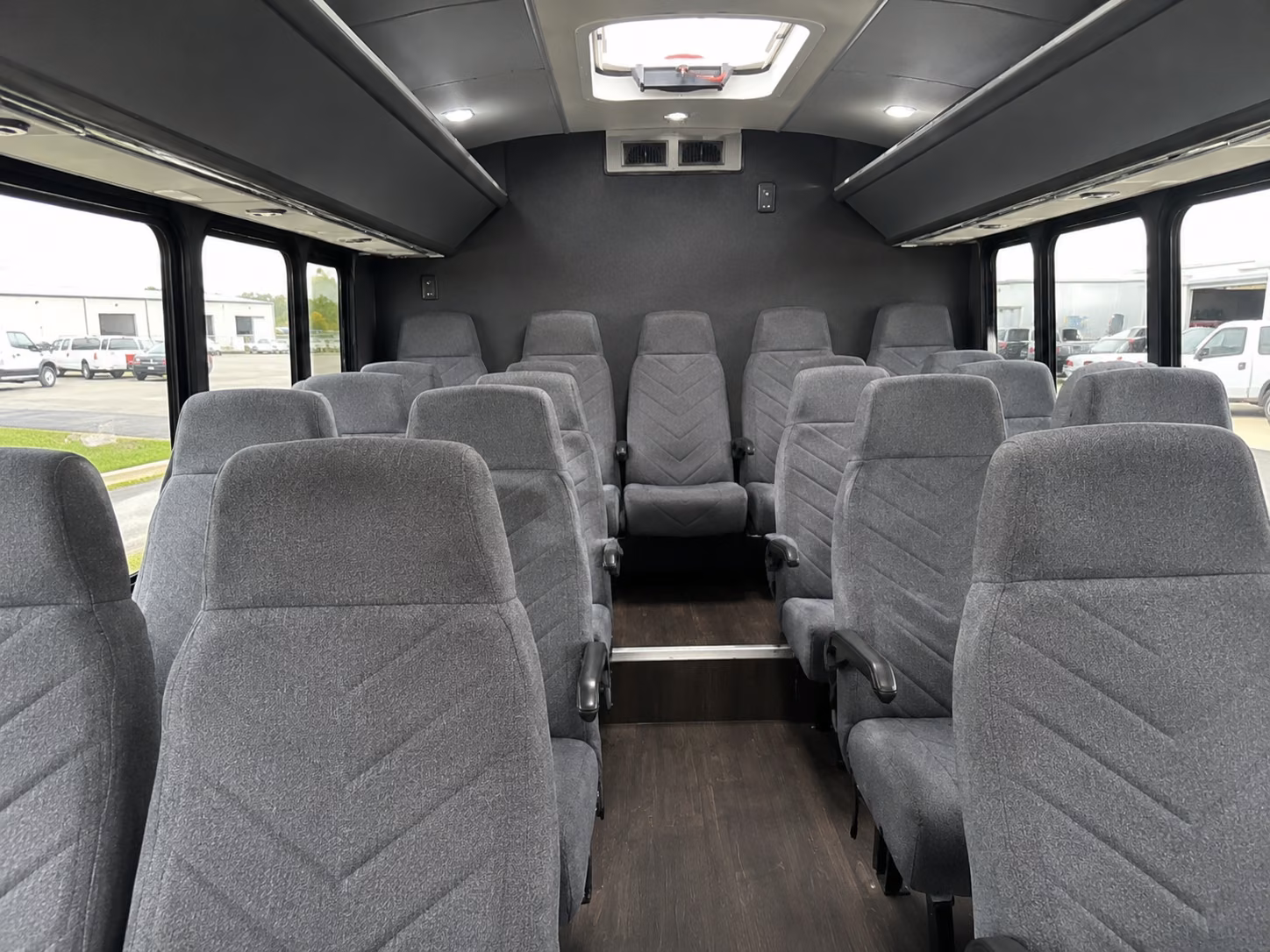 san rafael 15 passenger minibus inside