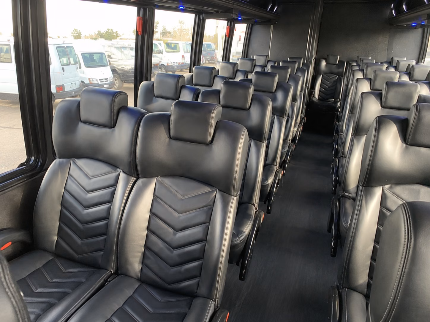 san rafael 18 passenger minibus interior