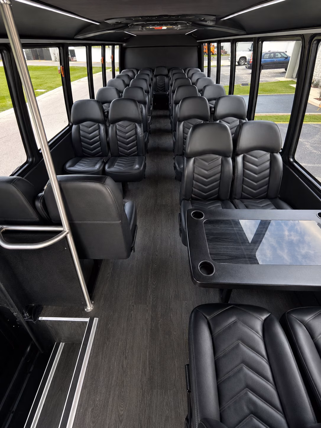 san rafael 20 passenger minibus inside