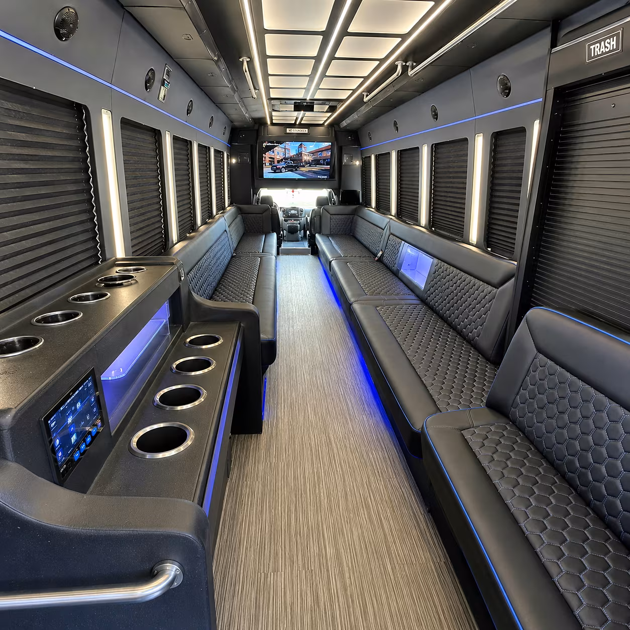 san rafael night out party bus rental