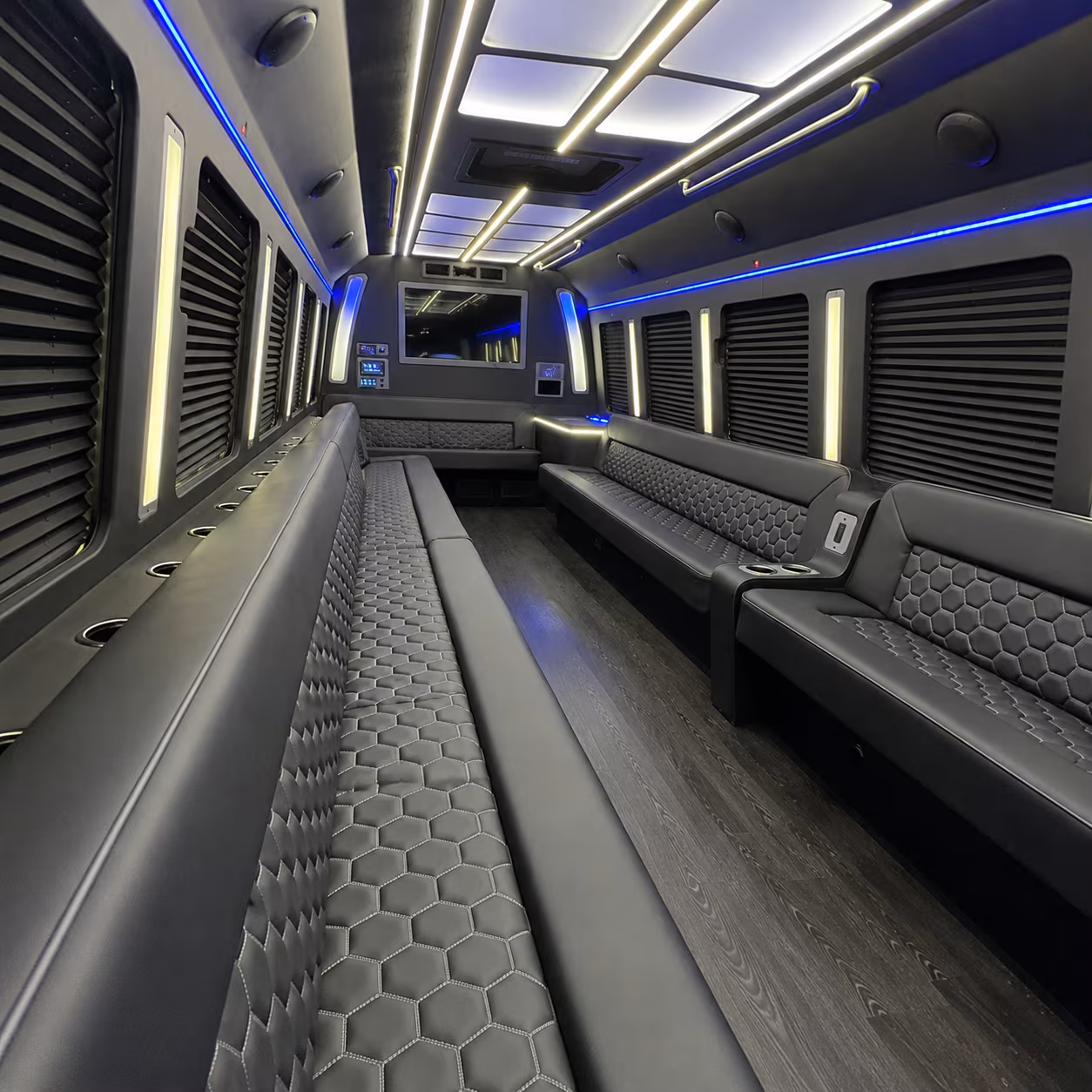 san rafael party bus rentals inside