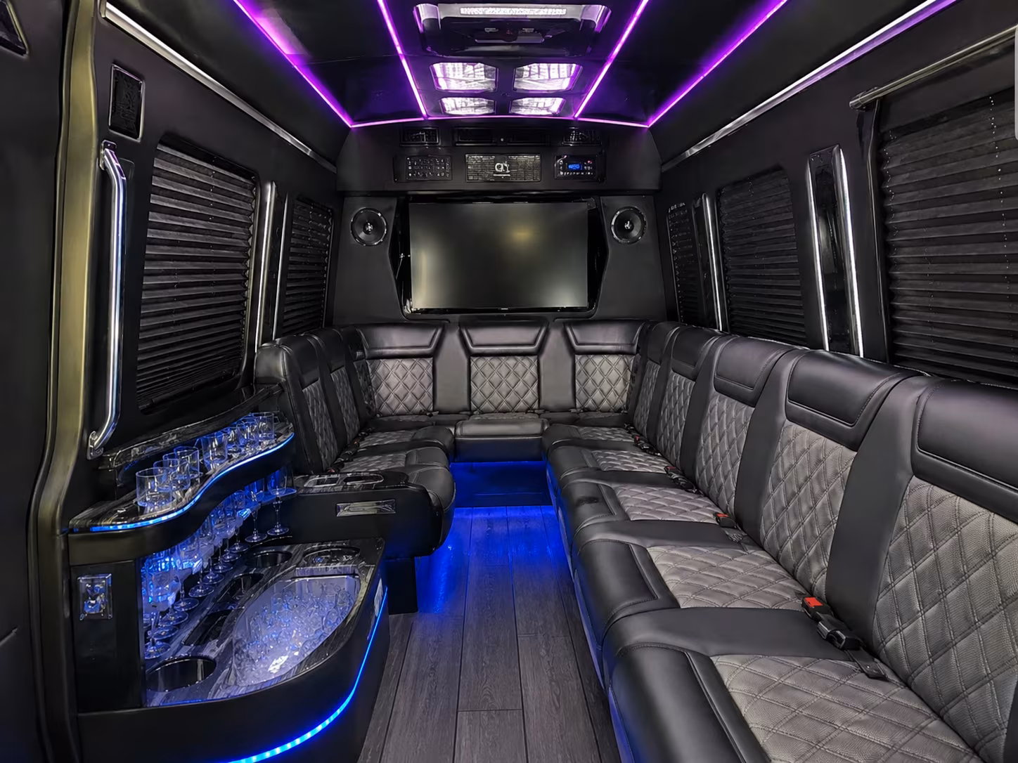 sprinter van rentals for san rafael prom pre parties and after parties